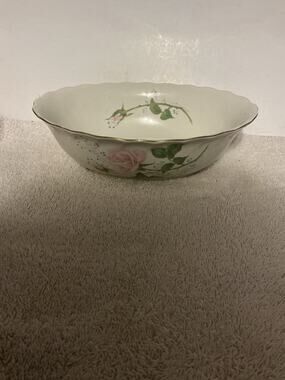 Jamestown Fine Porcelain China Bowl Floral Pattern Multicolor Made In Japan
